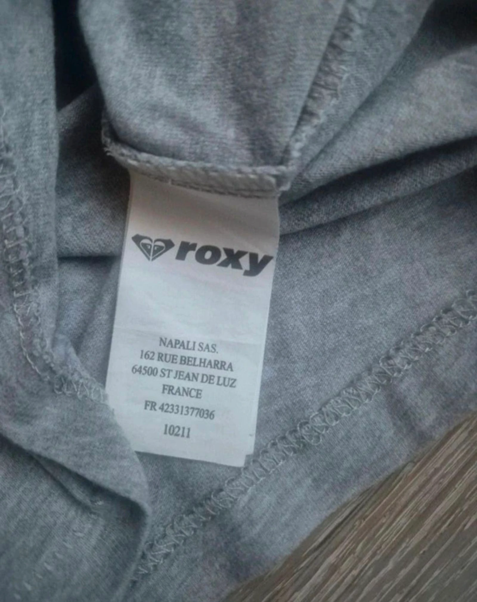 Grijze lange mouwen T-shirt. Roxy. Maat 14 jaar – photo 5